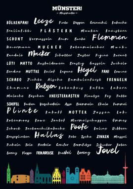 Poster Masematte Silhouette